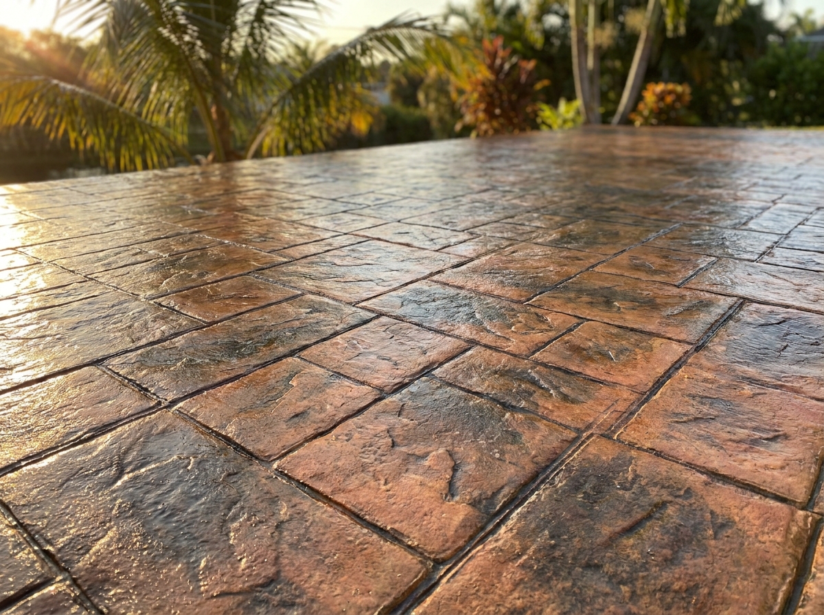 Concreto estampado — RQD Concrete Miami