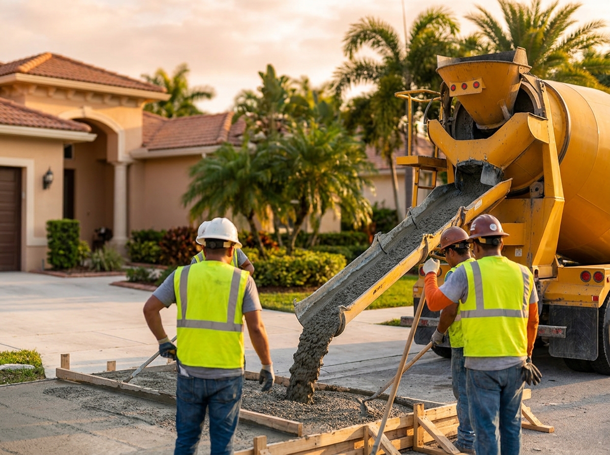 Concreto por yardas — RQD Concrete Miami