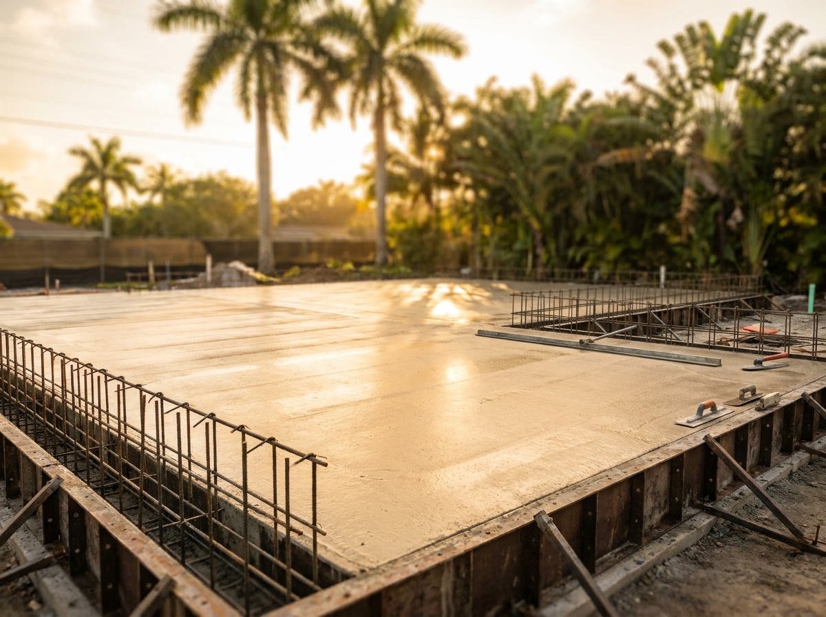 Slabs de concreto — RQD Concrete Miami